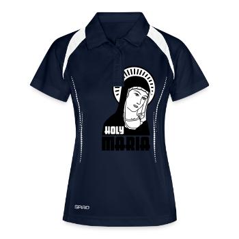 Sainte Marie - Polo respirant Femme - marine/blanc - Devant