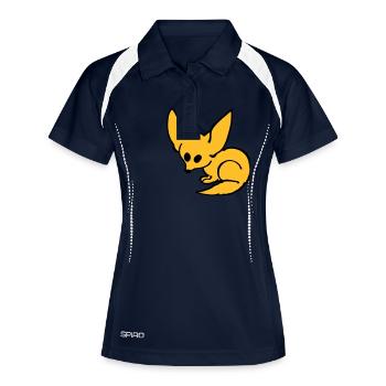 Fennec fox - Women's Polo breathable - navy/white - Front