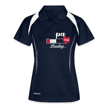 Chargement de grand-père 2024 - Polo respirant Femme - marine/blanc - Devant