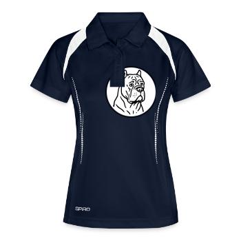 Mastif - Women's Polo breathable - navy/white - Front