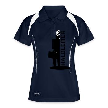 Halbleiter, Chef Vertreter - Frauen Polo atmungsaktiv - Navy/Weiß - Vorne