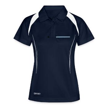 Sword middle age gift idea blade sharp - Women's Polo breathable - navy/white - Front