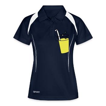 Brause - Frauen Polo atmungsaktiv - Navy/Weiß - Vorne