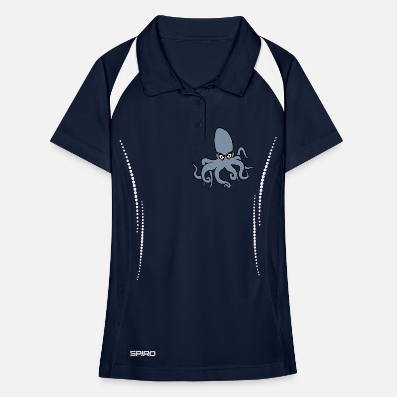 Octopus, octopus, octopus, cephalopod, evil eye Women's Polo breathable