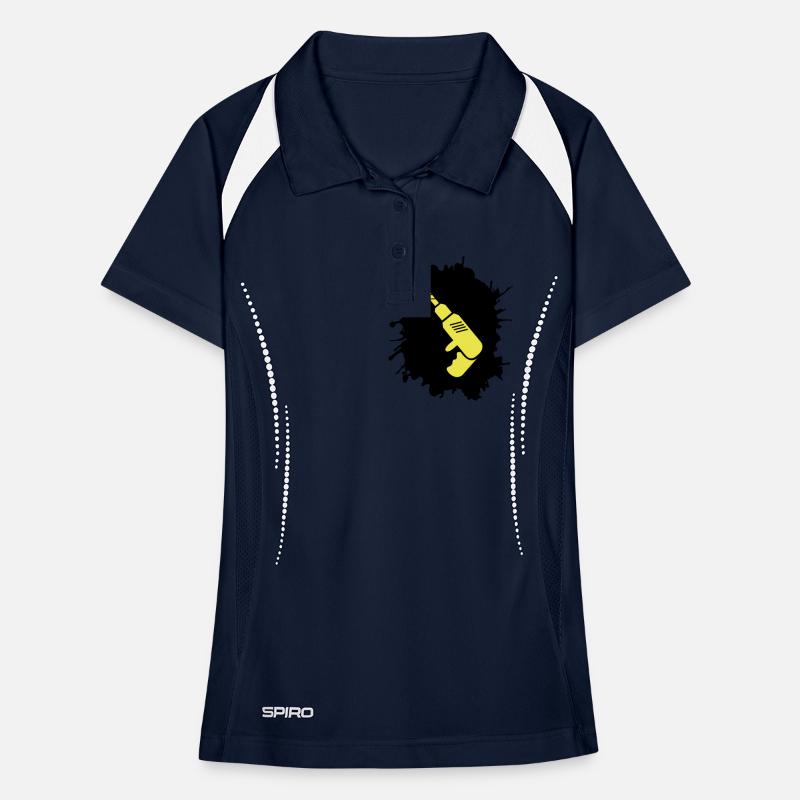 Drill Blobs Craftsman Women's Polo breathable