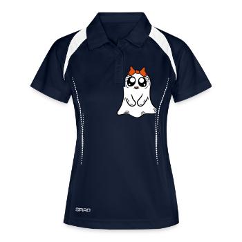 Little sweet ghost girl - Women's Polo breathable - navy/white - Front