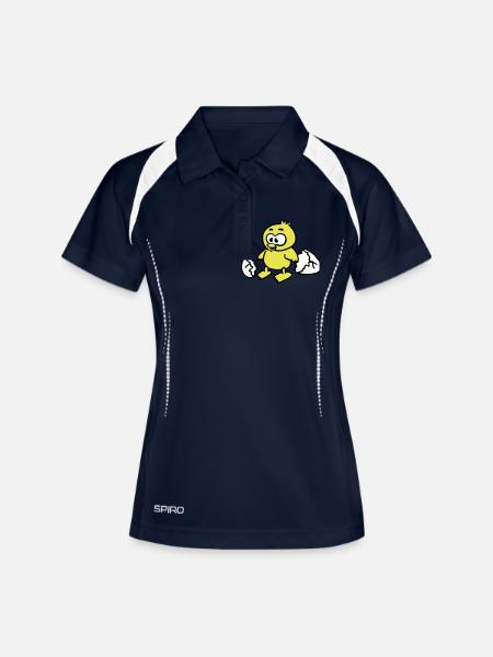 kuken_a_3c - Women's Polo breathable - navy/white