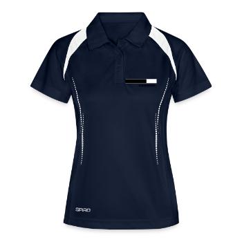 chargement de chargement bar 2c - Polo respirant Femme - marine/blanc - Devant