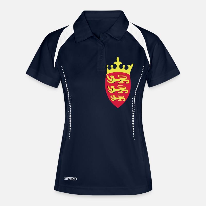 Jersey Crest - Women's Polo breathable - navy/white