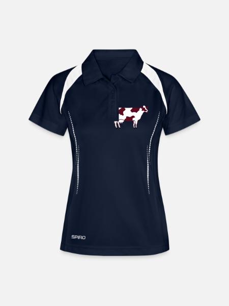 Dairy Cow - Women's Polo breathable - navy/white