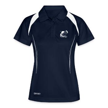 kitesurfer - Polo respirant Femme - marine/blanc - Devant