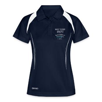Market Research Analyst in Training Profession - Women's Polo breathable - navy/white - Front