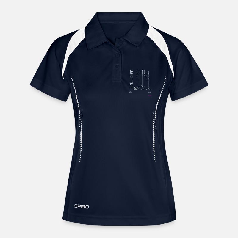ZURICH APRICA for black - Women's Polo breathable - navy/white
