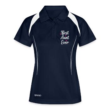 Best Aunt Ever - Women's Polo breathable - navy/white - Front