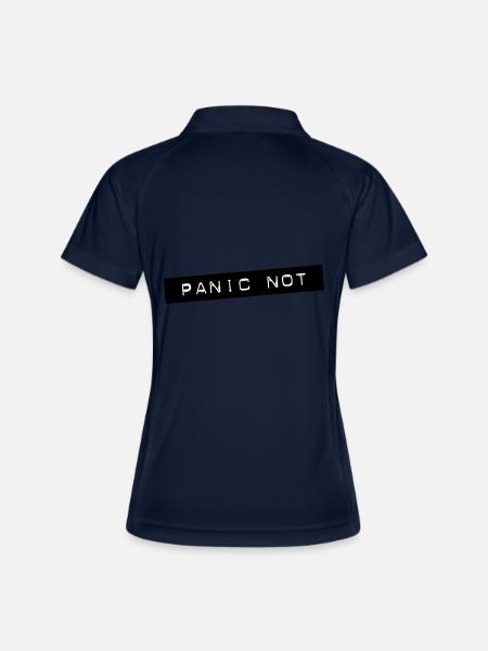 Panic Not - Women's Polo breathable - navy/white
