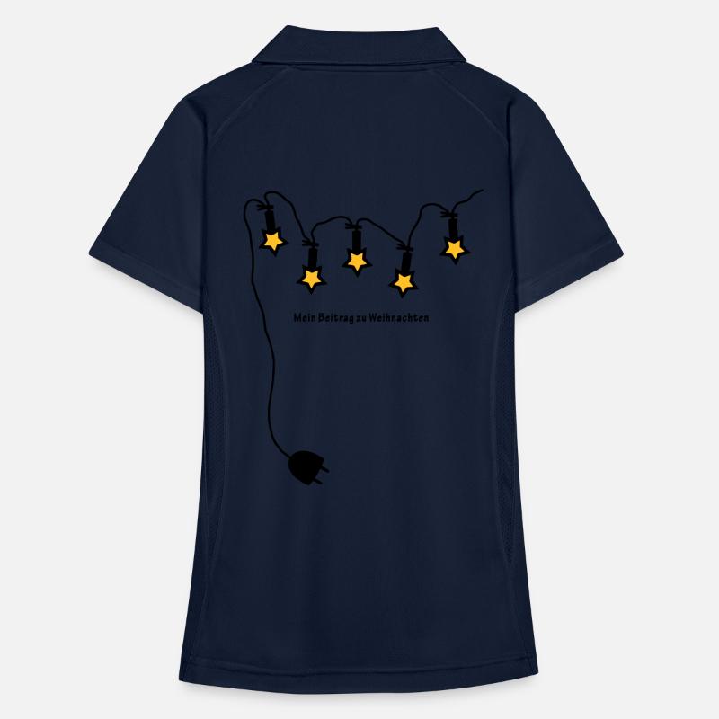 Ma contribution à Noël - V2 Polo respirant Femme