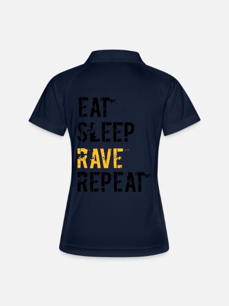 Rave and repeat - Women's Polo breathable - navy/white