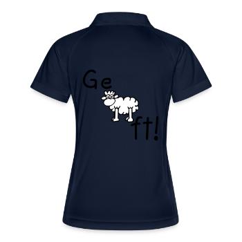 Fait! - Polo respirant Femme - marine/blanc - Dos