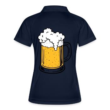 Bière - Polo respirant Femme - marine/blanc - Dos