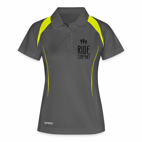 RIDE.company Logo - Frauen Polo atmungsaktiv