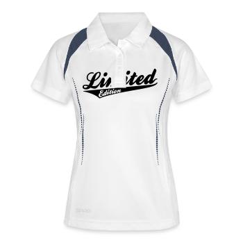 Limited Edition - Polo respirant Femme - blanc/marine - Devant