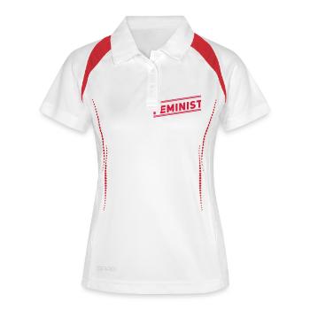 feminism-feminism-feminist - Women's Polo breathable - white/navy - Front