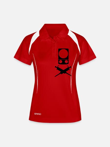pirate chemist - Women's Polo breathable - white/navy