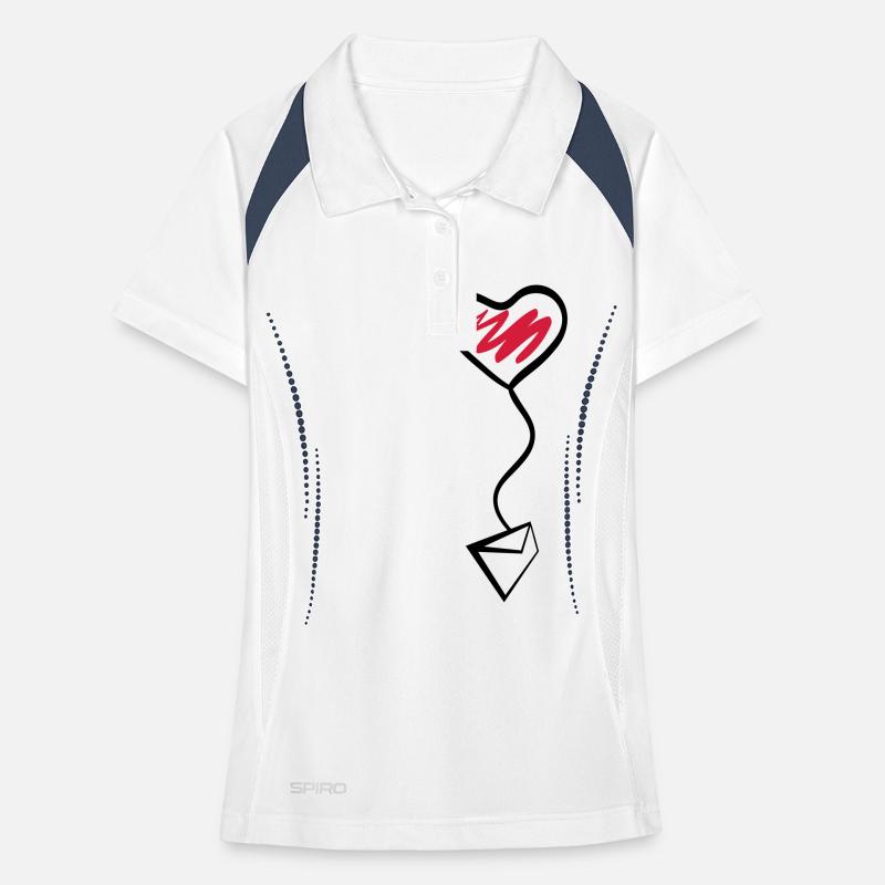 valentine mail Women's Polo breathable