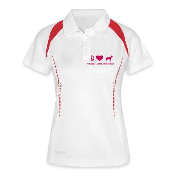 Berger - Polo respirant Femme - blanc/marine - Devant