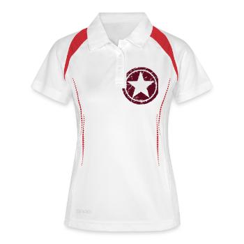 Étoile étoile 03 - Polo respirant Femme - blanc/marine - Devant