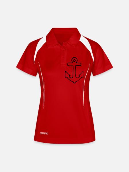 Anchor - Women's Polo breathable - white/navy