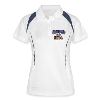 uni_1994 - Women's Polo breathable - white/navy - Front