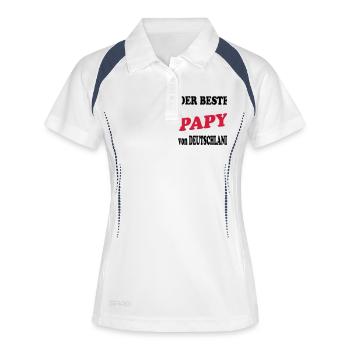 Der beste PAPY - Polo respirant Femme - blanc/marine - Devant