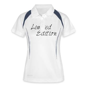 Limited Edition - Polo respirant Femme - blanc/marine - Devant