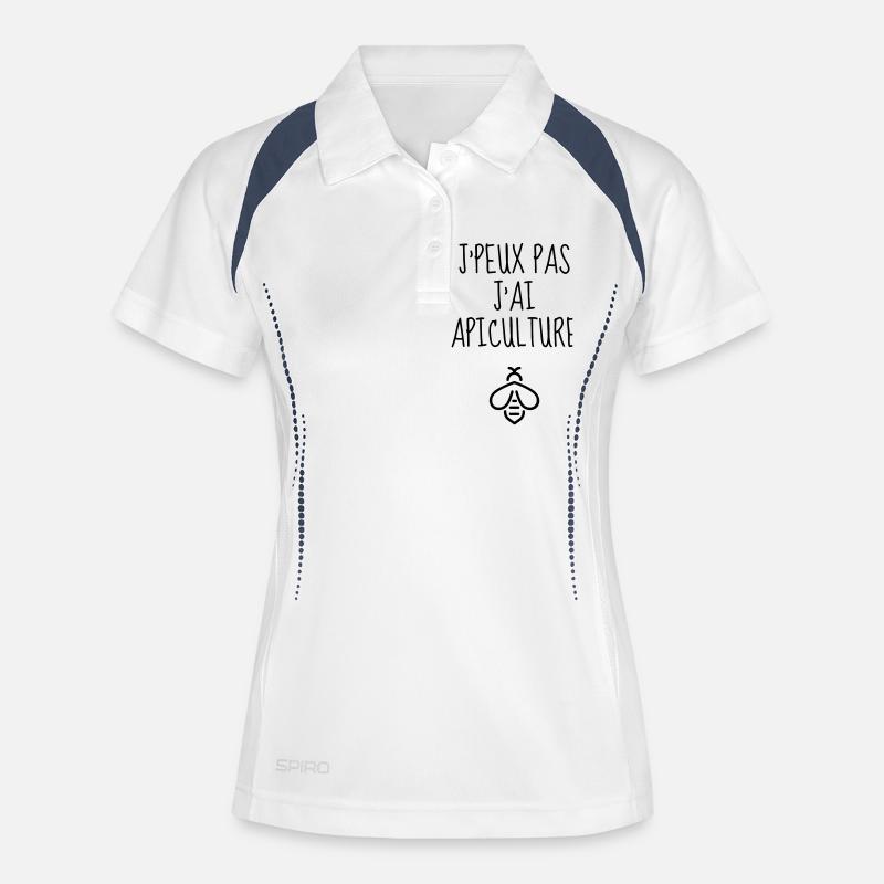 Beekeeping Beekeeper Bee Imker Apiculture - Women's Polo breathable - white/navy