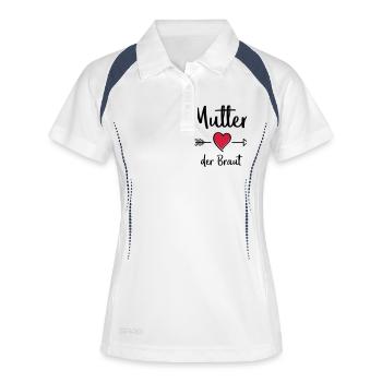 Mother of the Bride - Women's Polo breathable - white/navy - Front