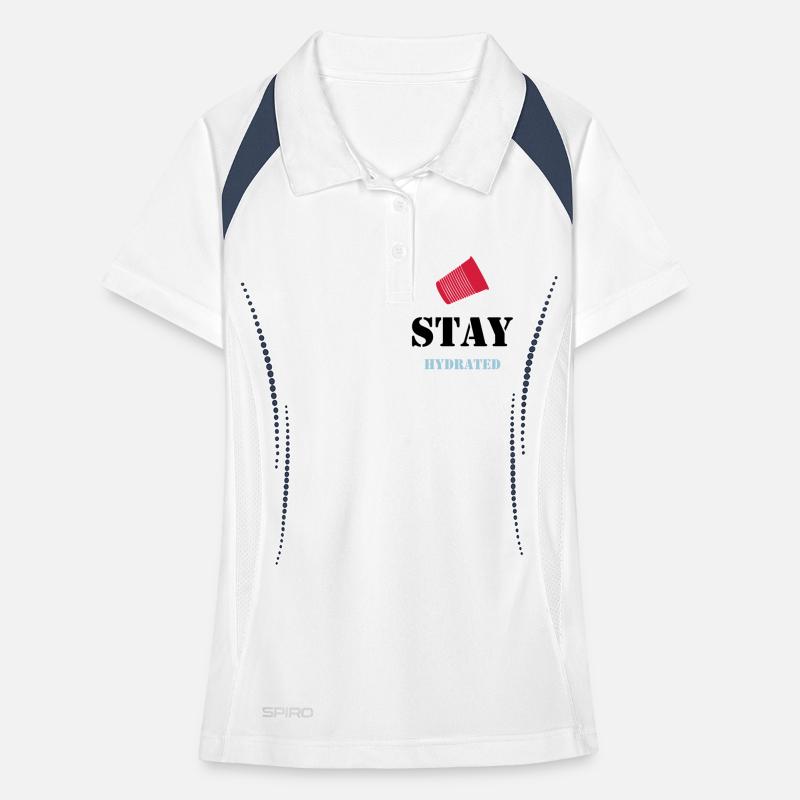 STAY HYDRATED - PARTY CUP - PARTY MUG Women's Polo breathable