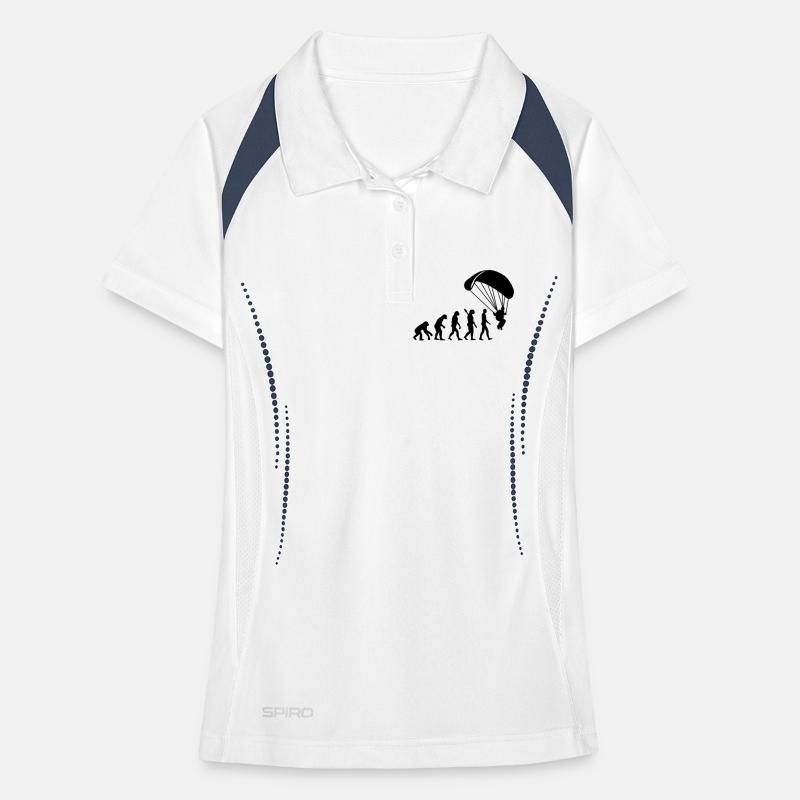 Évolution Parachutisme Polo respirant Femme