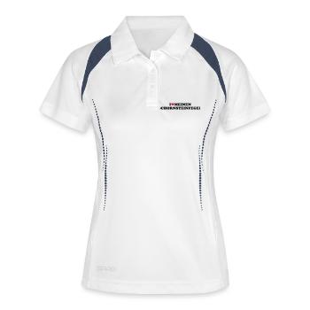 Schornsteinfeger - Frauen Polo atmungsaktiv - Weiß/Navy - Vorne