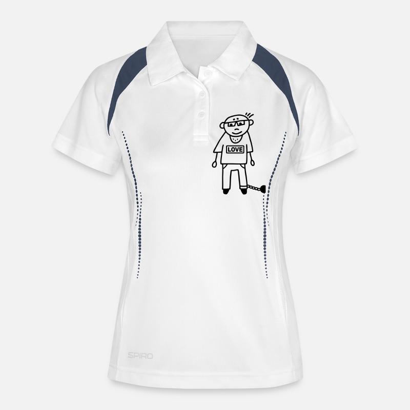 Convict Prisoner Husband - Prisoner - Women's Polo breathable - white/navy