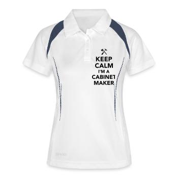 Schreiner - Frauen Polo atmungsaktiv - Weiß/Navy - Vorne