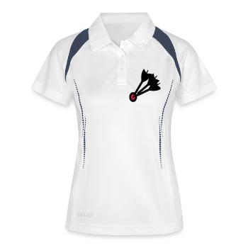 Dart - Frauen Polo atmungsaktiv - Weiß/Navy - Vorne