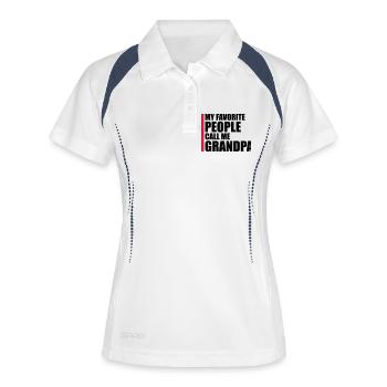 People Call Me Grandpa - Women's Polo breathable - white/navy - Front