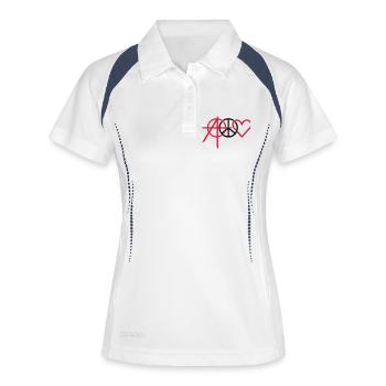 anarchy peace love (2c) - Women's Polo breathable - white/navy - Front