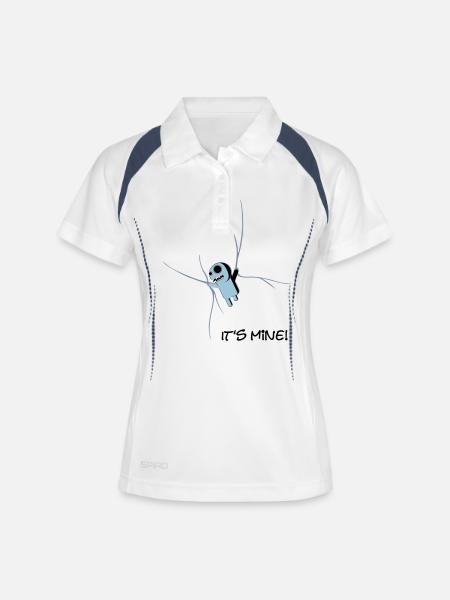 it_is_mine - Women's Polo breathable - white/navy