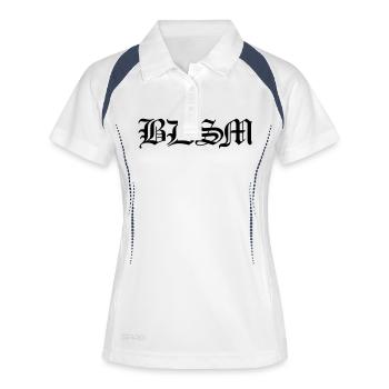 Sex__V021 - Polo respirant Femme - blanc/marine - Devant