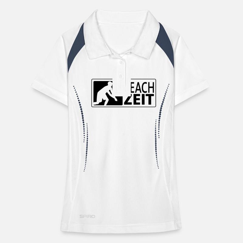 Beachvolleyball Bagger (quer) Frauen Polo atmungsaktiv