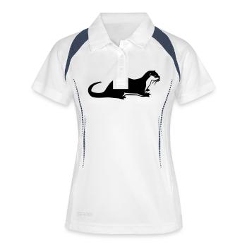 Otter - Women's Polo breathable - white/navy - Front