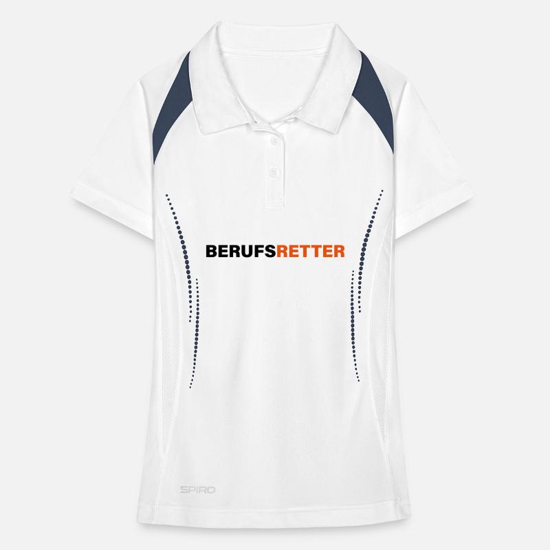 Berufsretter Frauen Polo atmungsaktiv