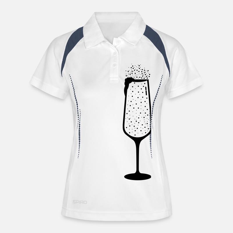 / celebrations - Women's Polo breathable - white/navy